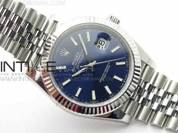 DateJust 41 126334 904L SS VSF 1:1 Best Edition Blue Dial on Jubilee Bracelet VS3235 – Bild 2