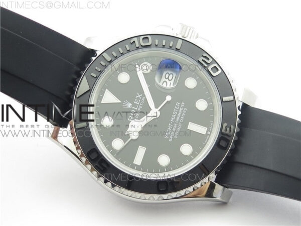 Yacht-Master 226659 42mm BP Maker Best Edition Black Ceramic Bezel on Oysterflex Rubber Strap A2824 – Bild 2