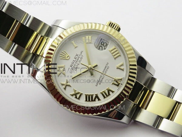 Datejust 31mm 278273 SS/YG BP Best Edition White Roman Markers Dial on SS/YG Oyster Bracelet – Bild 2