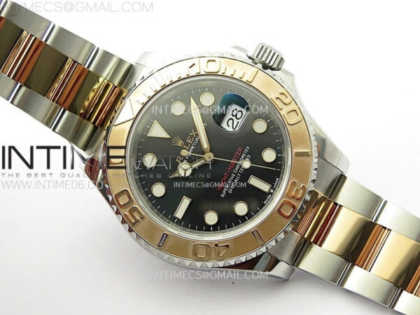 Yacht-Master 126621 904L/RG VSF 1:1 Best Edition Black Dial On 904L/RG Bracelet VS3235 – Bild 2