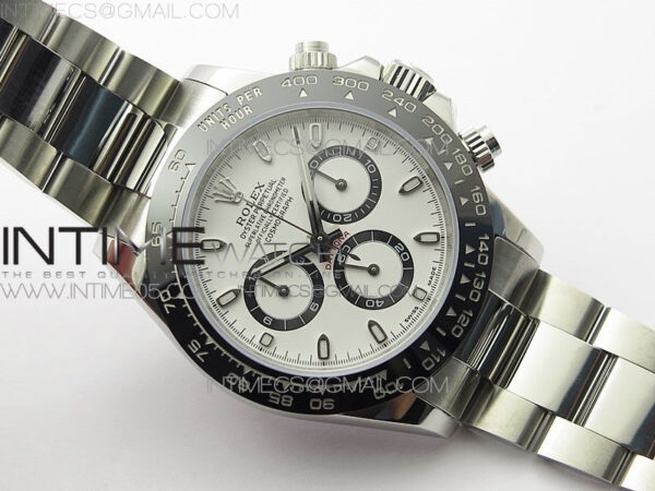 Daytona 116500 VRF 1:1 Best Edition White Dial on SS Bracelet A7750 V2 – Bild 2