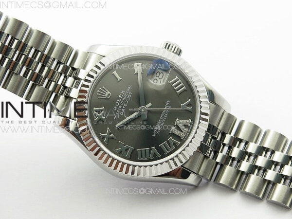 DateJust 31mm 178271 SS APSF Best Edition Gray Dial Roman Markers on Jubilee Bracelet A2824 – Bild 2