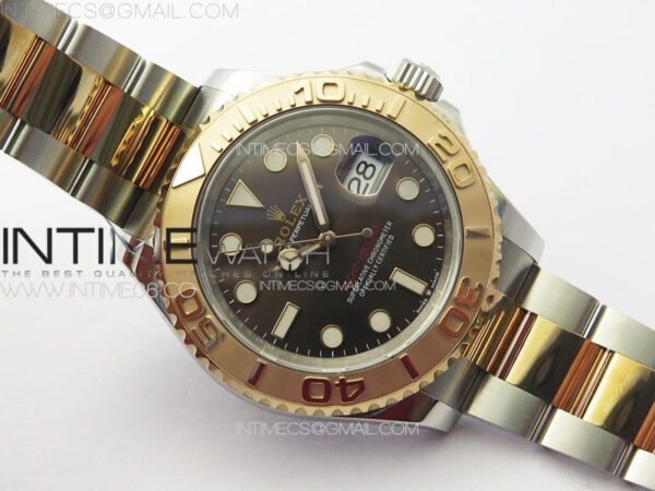 Yacht-Master 126621 904L/RG Clean 1:1 Best Edition Brown Dial On 904L/RG Bracelet VR3235 – Bild 2
