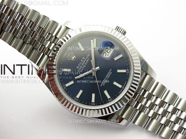 DateJust 41mm 126334 904 SS ARF 1:1 Best Edition Blue Dial Sticks Markers on Jubilee Bracelet SH3235 – Bild 2