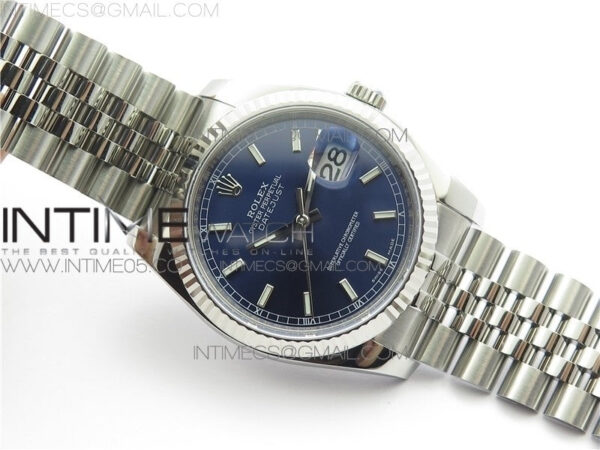 DateJust 36 SS 116234 ARF 1:1 Best Edition 904L Steel Blue Dial on Jubilee Bracelet SH3135 V3 – Bild 2