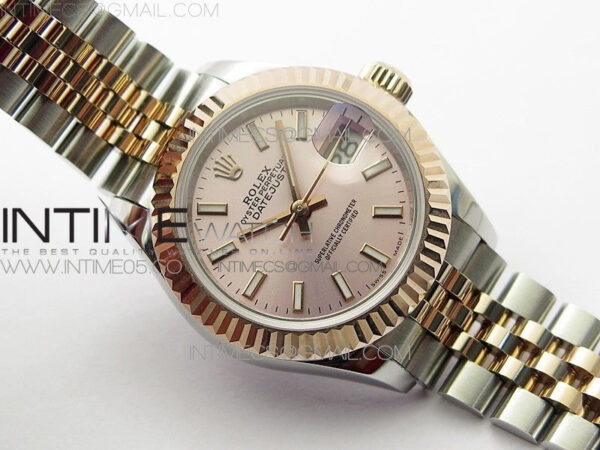 Datejust 28mm 279173 SS/RG BP Best Edition Silver Sticks Markers Dial on SS/RG Jubilee Bracelet ETA2671 – Bild 2