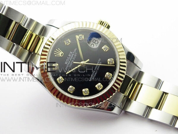 Datejust 31mm 278273 SS/YG BP Best Edition Black Diamonds Markers Dial on SS/YG Oyster Bracelet – Bild 2