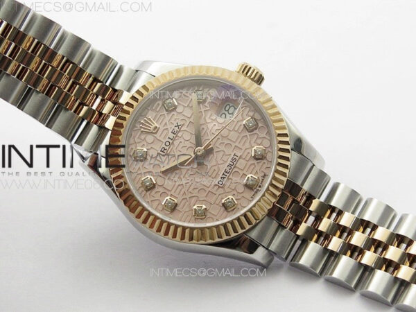 DateJust 31mm 178271 SS/RG APSF Best Edition RG Jubilee Dial Crystal Markers on Jubilee Bracelet A2824 – Bild 2