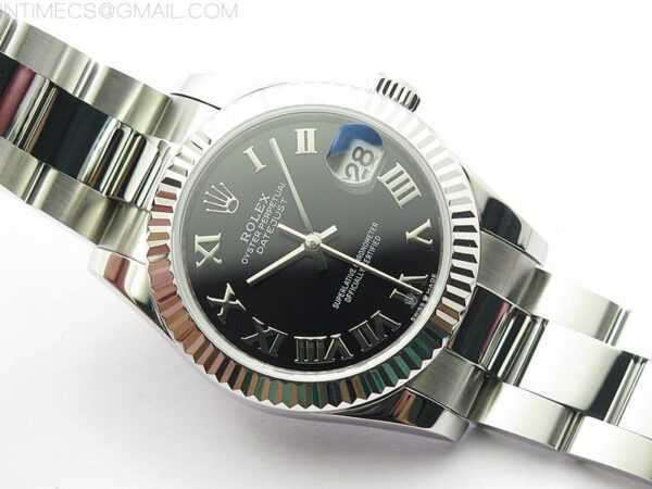 Datejust 31mm 278273 SS BP Best Edition Black Roman Markers Dial on Oyster Bracelet – Bild 2