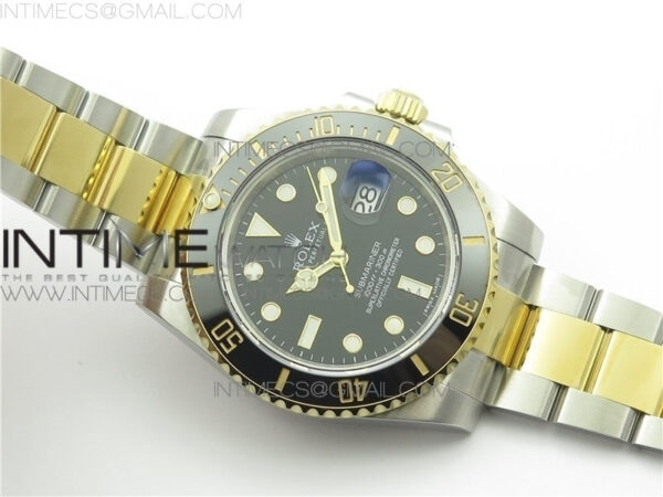 Yacht-Master 42mm 226659 316L BP 1:1 Best Edition 3D Black Ceramic Bezel on Black Rubber Strap SA3235 – Bild 2