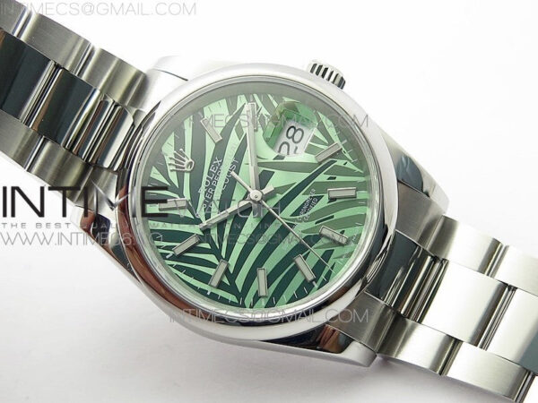 DateJust 36 SS 126200 BP 1:1 Best Edition New Green Dial on Oyster Bracelet – Bild 2