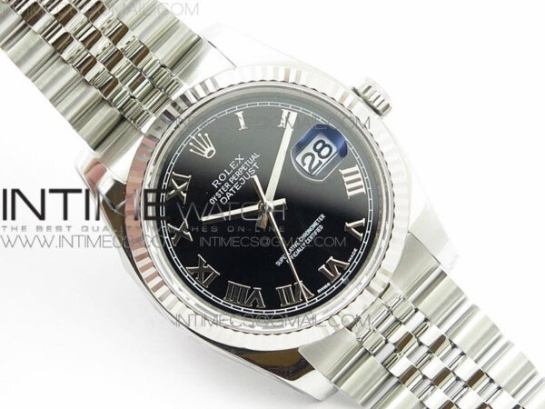 DateJust 36 116234 SS V2 904L ARF 1:1 Best Edition Black Dial Roman Markers on 904L SS Jubilee Bracelet SH3135 – Bild 2