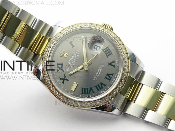 DateJust 36 SS/YG 126283 JDF 1:1 Best Edition Gray Dial on Oyster Bracelet – Bild 2