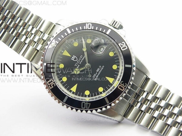 Vintage Submariner 1680 SS B12 Best Edition Black Dial on Jubilee Bracelet A2836 (Style1) – Bild 2