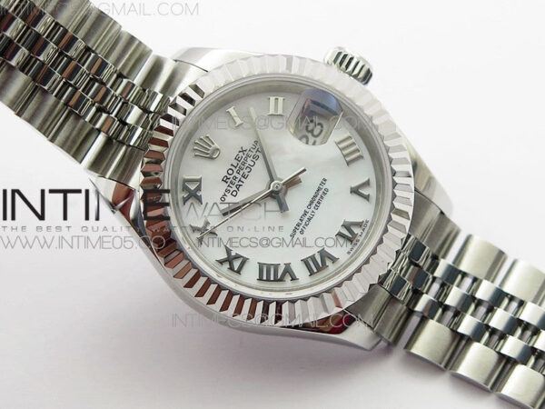 Datejust 28mm 279174 SS BP Best Edition White Roman Markers Dial on SS Jubilee Bracelet ETA2671 – Bild 2