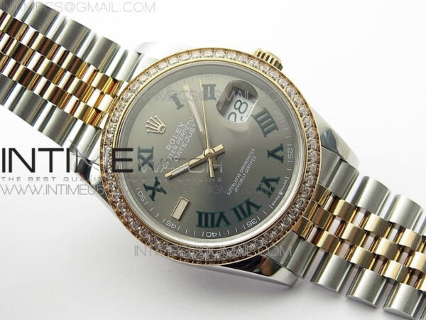 DateJust 36 SS/RG 126281 BP 1:1 Best Edition Gray Dial on Jubilee Bracelet – Bild 3