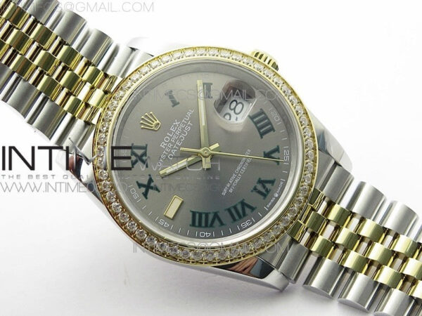 DateJust 36 SS/YG 126283 JDF 1:1 Best Edition Gray Dial on Jubilee Bracelet – Bild 2
