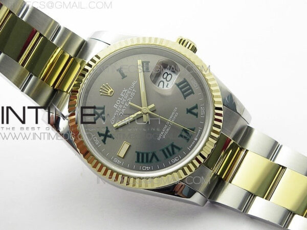 DateJust 36 SS/YG 126233 JDF 1:1 Best Edition Gray Dial on Oyster Bracelet – Bild 3