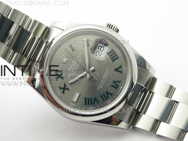 DateJust 36 SS 126200 BP 1:1 Best Edition Gray Dial on Oyster Bracelet – Bild 2