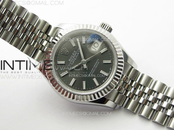 Datejust 28mm 279179 SS APSF Best Edition Gray Dial Sticks Markers on SS Jubilee Bracelet NH05 – Bild 2