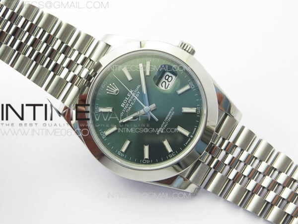 DateJust 41 126300 904L SS VSF 1:1 Best Edition Green Dial on Jubilee Bracelet VS3235 – Bild 3