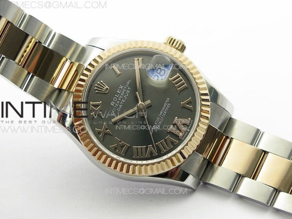 DateJust 31mm 178271 SS/RG APSF Best Edition Gray Dial Roman Markers on Oyster Bracelet A2824 – Bild 2