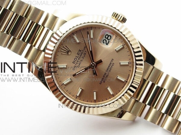 Datejust 31mm 278275 RG BP Best Edition RG Sticks Markers Dial on RG President Bracelet – Bild 2