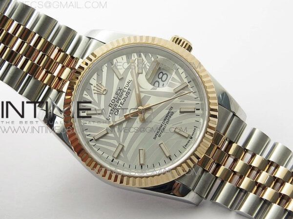 DateJust 36 SS/RG 126231 BP 1:1 Best Edition Silevr/Gray Dial on Jubilee Bracelet – Bild 2