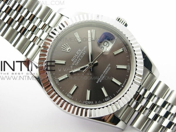 DateJust 41 126334 SS BP 1:1 Best Edition New Version Gray Dial on Jubilee Bracelet – Bild 3