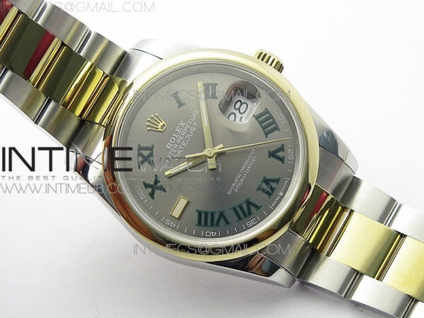 DateJust 36 SS/YG 126203 JDF 1:1 Best Edition Gray Dial on Oyster Bracelet – Bild 2