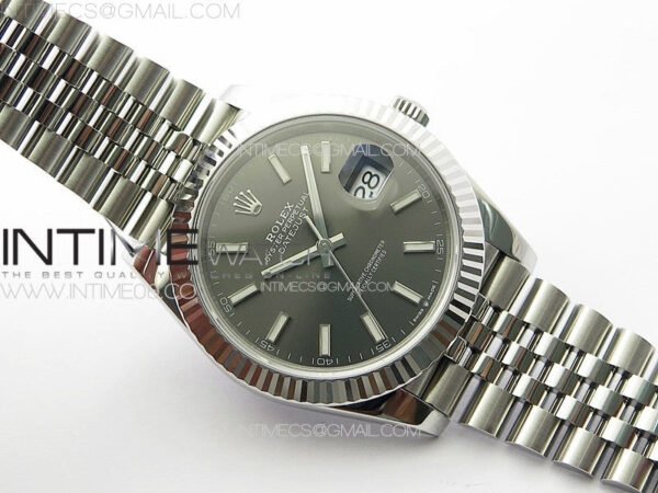 DateJust 41 126334 904L SS VSF 1:1 Best Edition Gray Dial on Jubilee Bracelet VS3235 – Bild 3