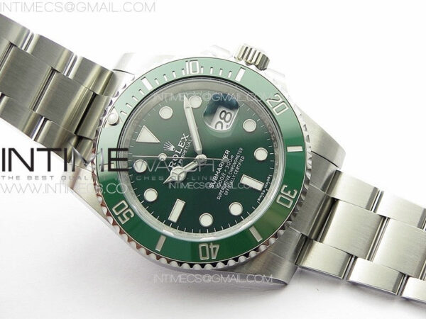 Submariner 116610LV 904L SS Case Best Edition Green Dial On 904L Bracelet ZZF V3 – Bild 2