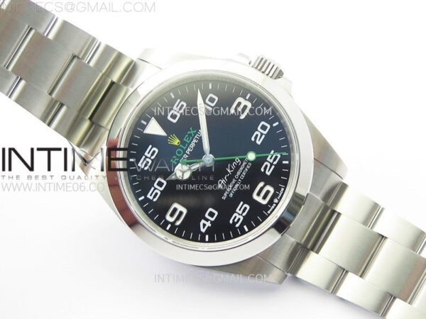 Air-King 126900 40mm 904L SS GMF 1:1 Best Edition Black Dial on 904L SS Bracelet – Bild 2