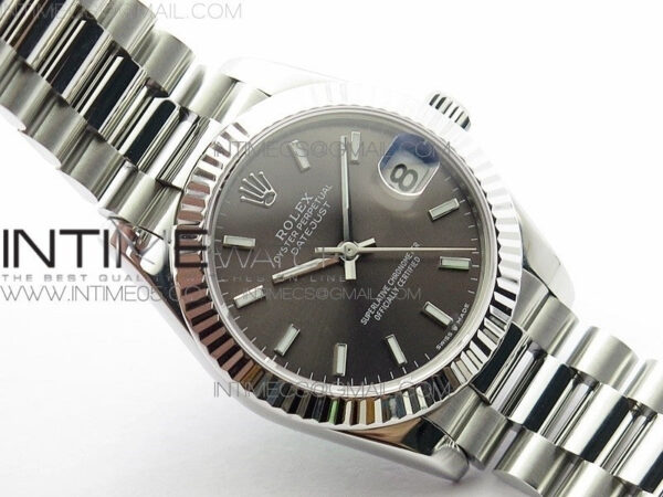 Datejust 31mm 278275 SS BP Best Edition Gray Stick Markers Dial on SS President Bracelet – Bild 2