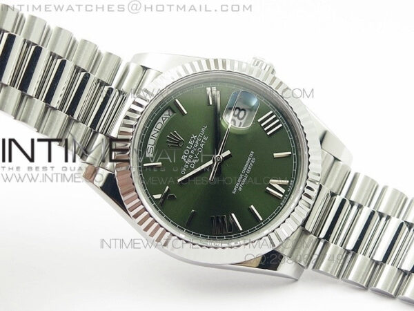 DayDate 40mm BP Best 228239 SS Green dial Roman on SS Bracelet – Bild 2
