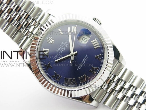 DateJust 41 126334 SS BP 1:1 Best Edition New Version Blue Roman Markers Dial on Jubilee Bracelet – Bild 2