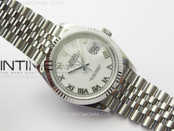 DateJust 36 SS 126234 VSF 1:1 Best Edition 904L Steel White Dial Roman Markers on Jubilee Bracelet VS3235 – Bild 2
