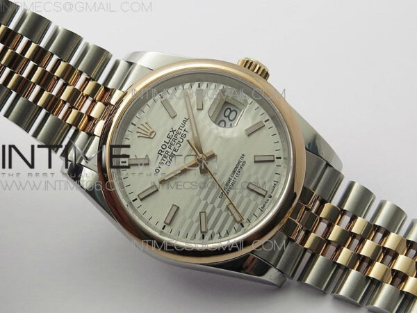 DateJust 36 SS/RG 126201 BP 1:1 Best Edition Silver Dial on Jubilee Bracelet – Bild 2