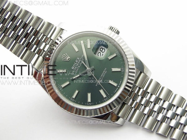 DateJust 41 126334 904L SS VSF 1:1 Best Edition Green Dial on Jubilee Bracelet VS3235 – Bild 2