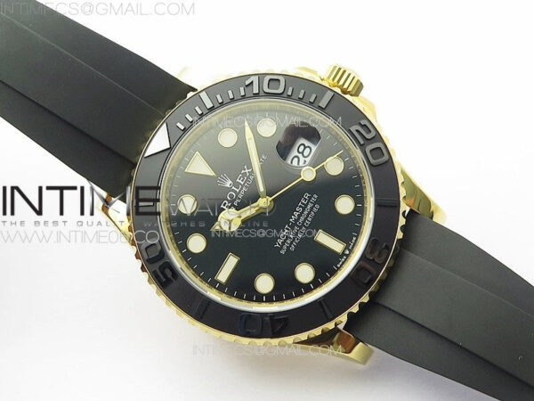 Yacht-Master 126658 YG VSF 1:1 Best Edition Black Ceramic Bezel on Oysterflex Strap VS3235 – Bild 2