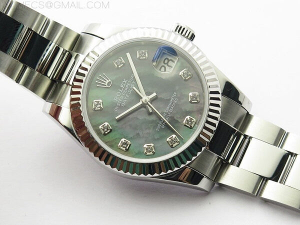 Datejust 31mm 278273 SS BP Best Edition Black MOP Crystal Markers Dial on Oyster Bracelet – Bild 2