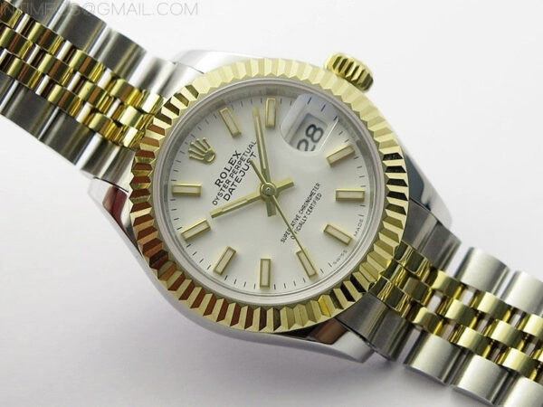 Datejust 28mm 279173 SS/YG BP Best Edition White Sticks Markers Dial on SS/YG Jubilee Bracelet ETA2671 – Bild 2