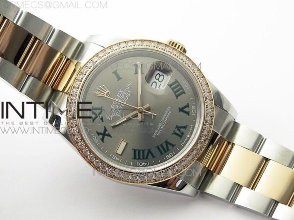 DateJust 36 SS/RG 126281 BP 1:1 Best Edition Gray Dial on Oyster Bracelet – Bild 2