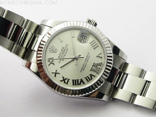 Datejust 31mm 278273 SS BP Best Edition Silver Roman Markers Dial on Oyster Bracelet – Bild 2