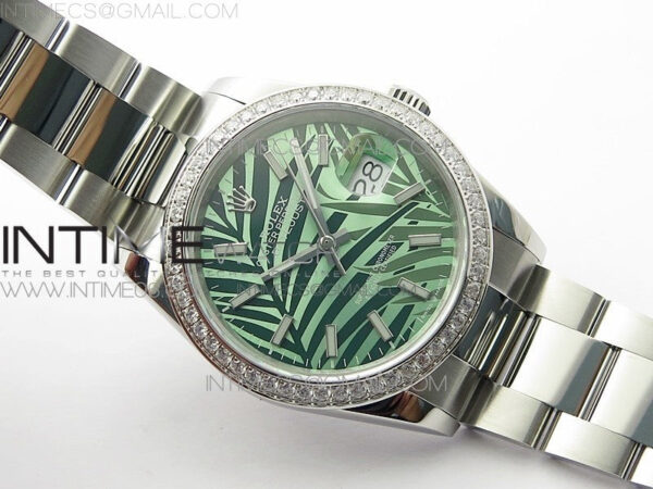DateJust 36 SS 126234 BP 1:1 Best Edition New Green Dial on Oyster Bracelet – Bild 2