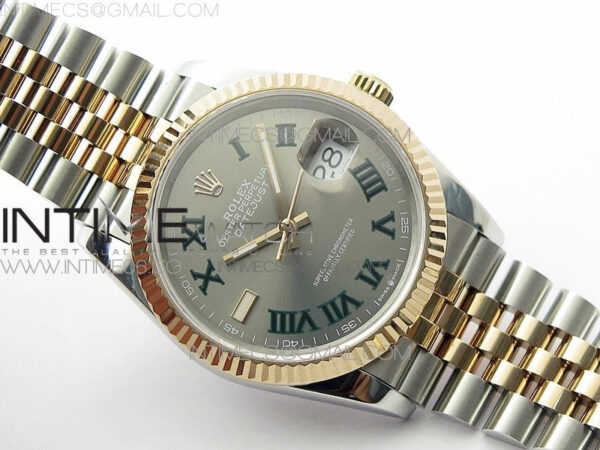 DateJust 36 SS/RG 126231 BP 1:1 Best Edition Gray Dial on Jubilee Bracelet – Bild 2