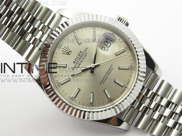 DateJust 41 126334 SS BP 1:1 Best Edition New Version Silver Dial on Jubilee Bracelet – Bild 2