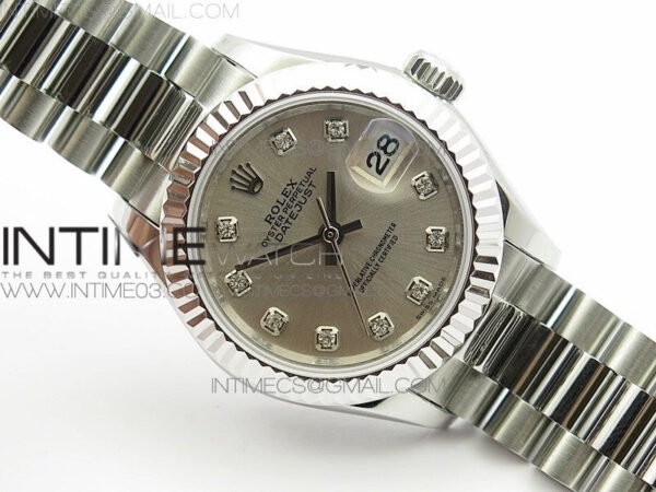 DateJust 28mm SS BP Best Edition Silver Dial on SS Bracelet ETA2671 – Bild 2