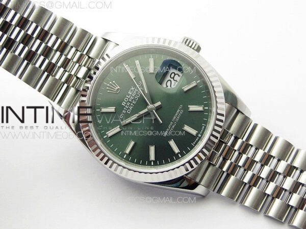 DateJust 36 SS 126234 VSF 1:1 Best Edition 904L Steel Green Dial on Jubilee Bracelet VS3235 – Bild 2