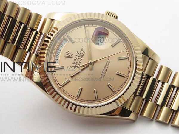 Day-Date 40mm 228239 BP New Dial Version 904 RG Stick Markers RG Dial on RG President Bracelet A2836 – Bild 2